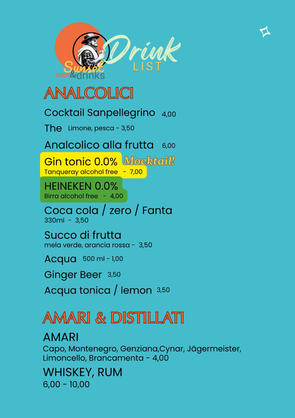 Drink List